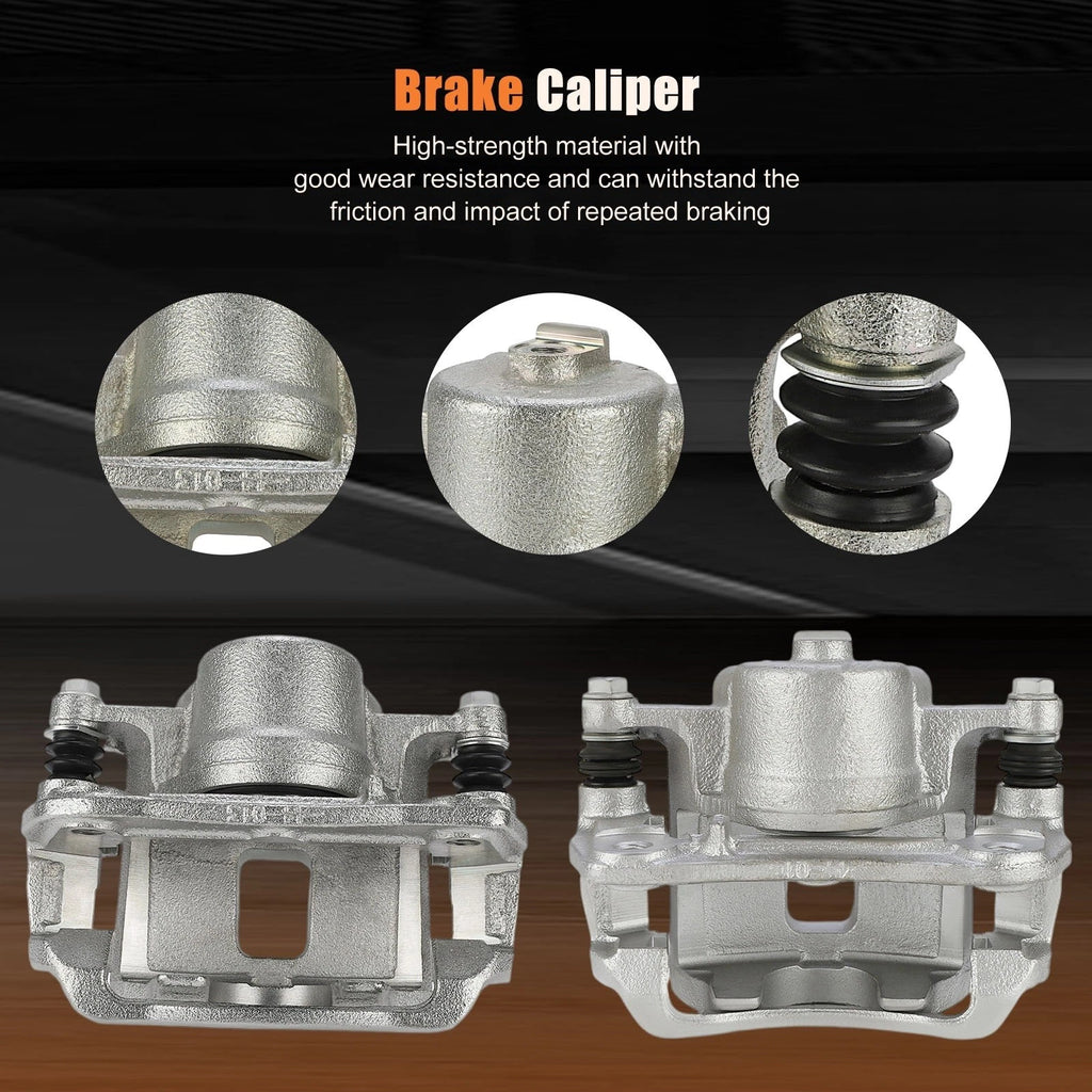 Brake Calipers Pair for Chevrolet Cobalt (2005–2010) w/ Bracket