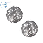 2 Pack 10" Carbide Tip Brush Blades for Cutter