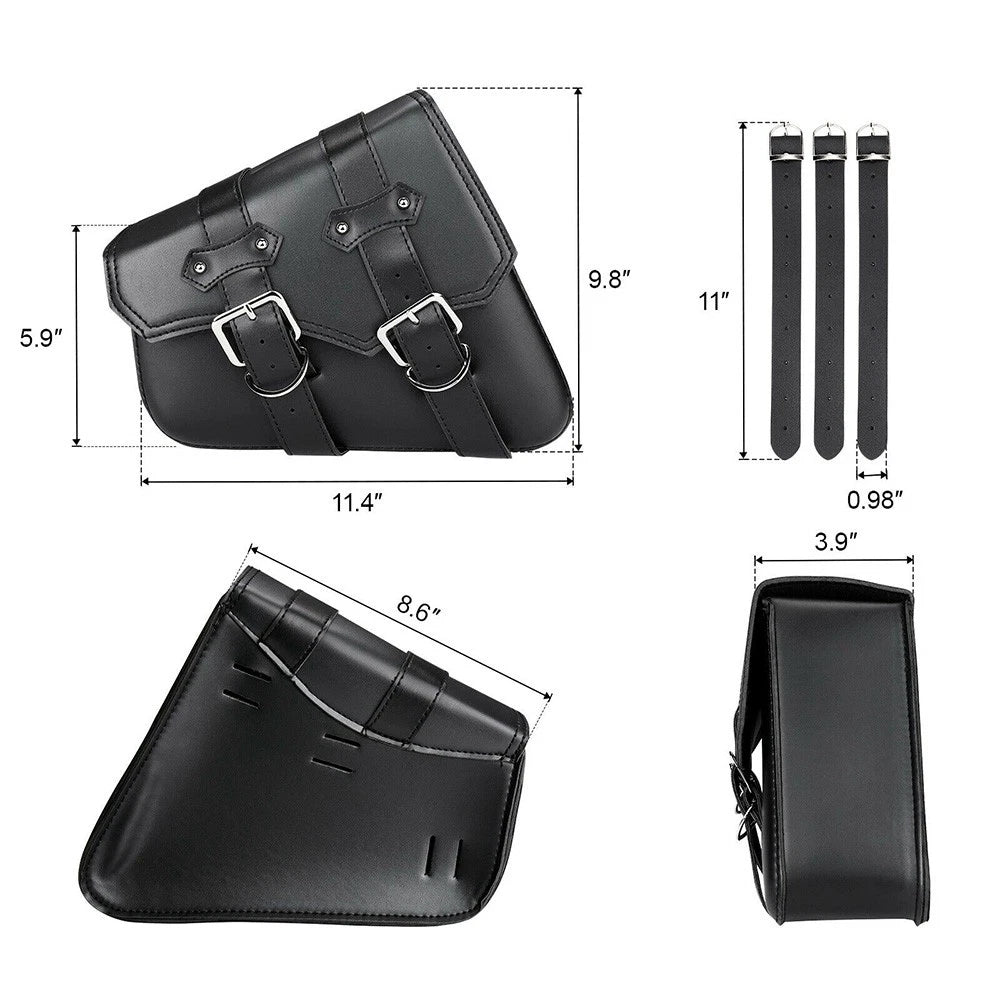 Saddle Bags for Harley Sportster 883 & Dyna (Year Range)
