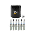 Wix Engine Oil Filter & NGK 6 Laser Iridium Spark Plugs for Camry Solara (1999–2003)