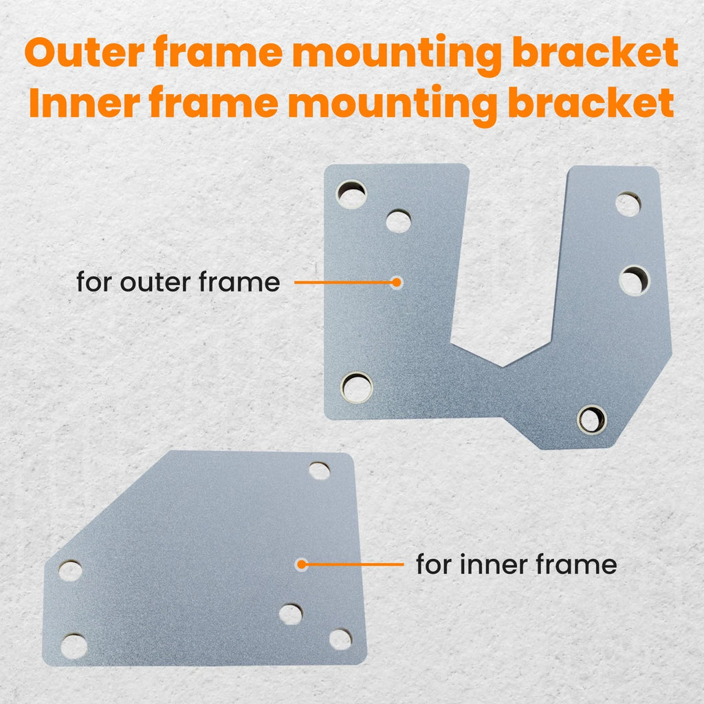 Mounting Bracket Kit for Chevy C10 (1960–1966) Power Conversion, Hardware Included