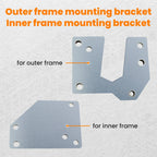 Mounting Bracket Kit for Chevy C10 (1960–1966) Power Conversion, Hardware Included