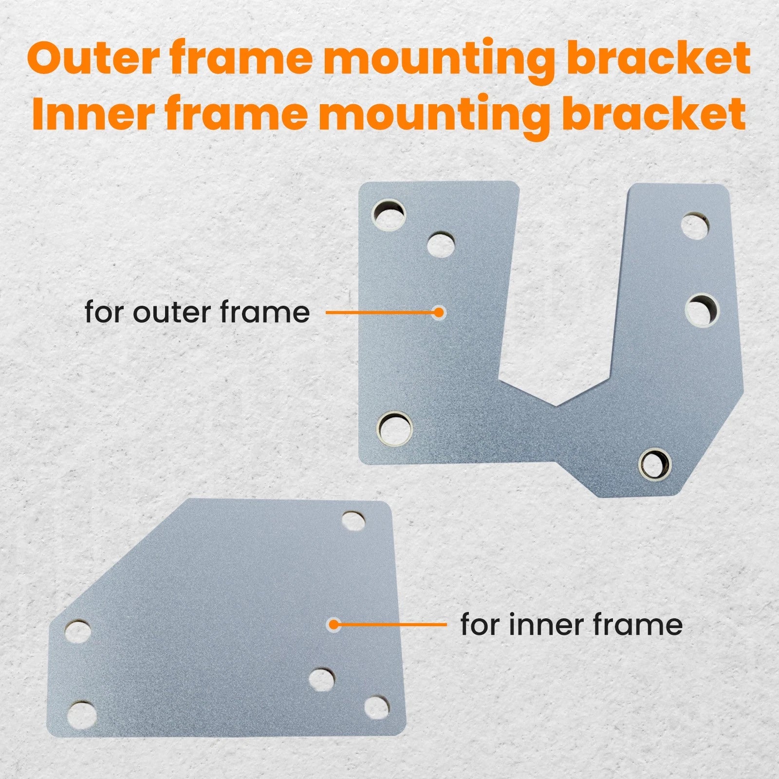 Mounting Bracket Kit for Chevy C10 (1960–1966) Power Conversion, Hardware Included