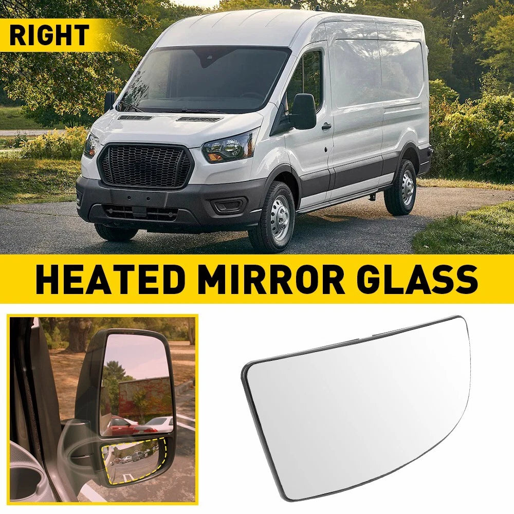 Lower Convex Mirror Glass for Ford Transit 150 250 350 (2015–2019)