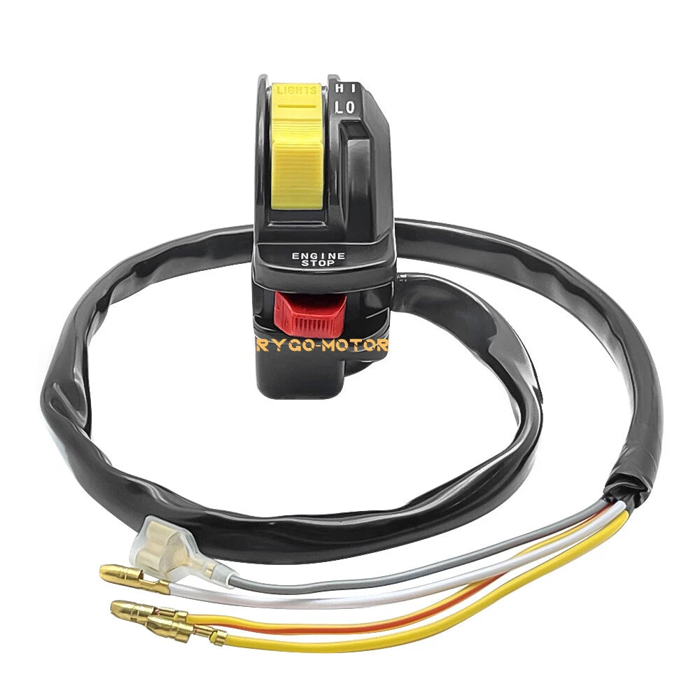Handlebar Kill Stop Headlight Switch for Suzuki Quadsport 230 250 (1990–1998)