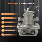 Brake Calipers & Rotors & Ceramic Pads for Honda Accord (2008-2012)