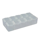 10-Pack Plastic Storage Containers for Crafts and Electronics