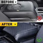 Leather Center Console Lid Armrest Cover for Ford F150 (2021–2023)