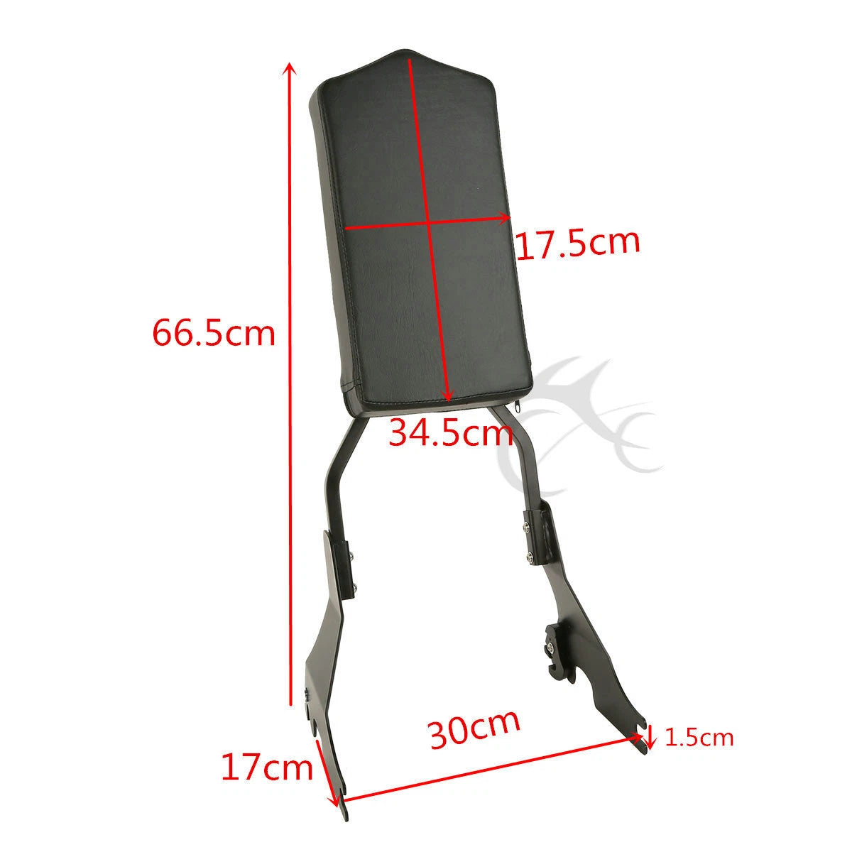 Sissy Bar Backrest for Harley Sportster XL883 1200 48 72 (2004–Present)