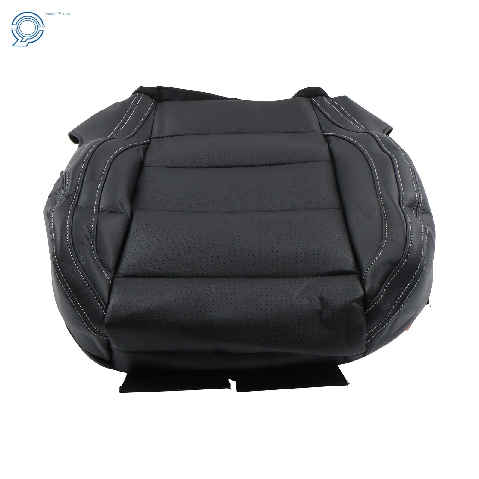 Front Passenger Bottom Seat Cover for Ford Mustang (2015–2023) Perforated Black