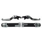 Set of 2 Titan Extendable Brake Clutch Levers for Benelli TRK502/X (2017–2023)