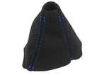 Leather Shift Boot Cover for BMW E90 (2005–2013) - Blue Stitch