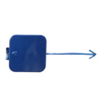 Rear Bumper Tow Hook Cover for Mercedes-Benz W221 2007-2009 Blue