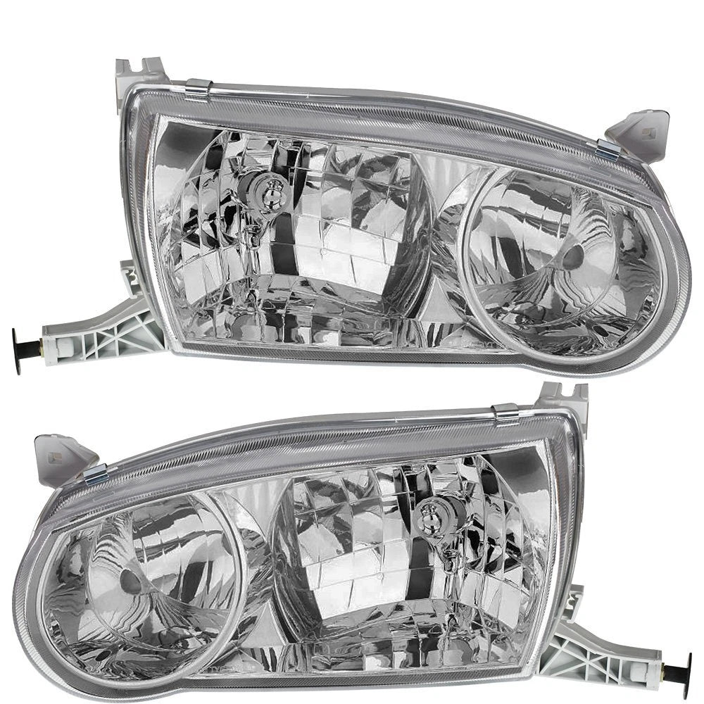 Projector Headlight Housing Pair for Toyota Corolla (2001–2002)