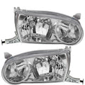 Projector Headlight Housing Pair for Toyota Corolla (2001–2002)
