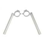 Silver Clip-On Handlebars for Suzuki GSXR600 750 (2006-2010)