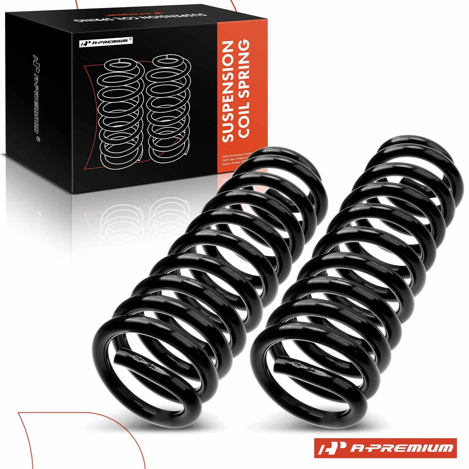 2X Front Coil Springs for Ford F-150 F-250 (1980–1996)