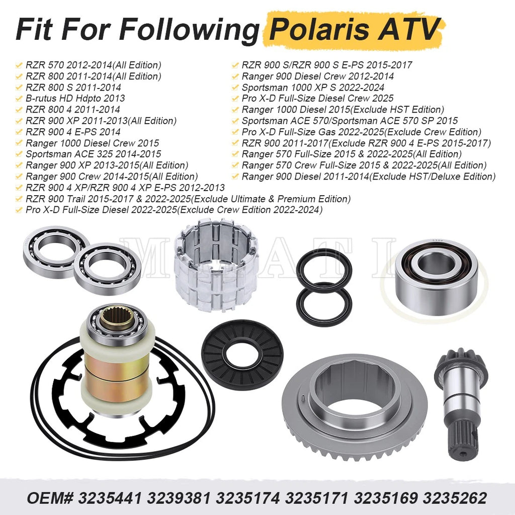 Front Differential Kit for Polaris Ranger 900 Diesel 4x4 (2011–2013) 1332842
