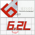 Chrome Fender Emblem Decal Badge for 6.2 6.2L