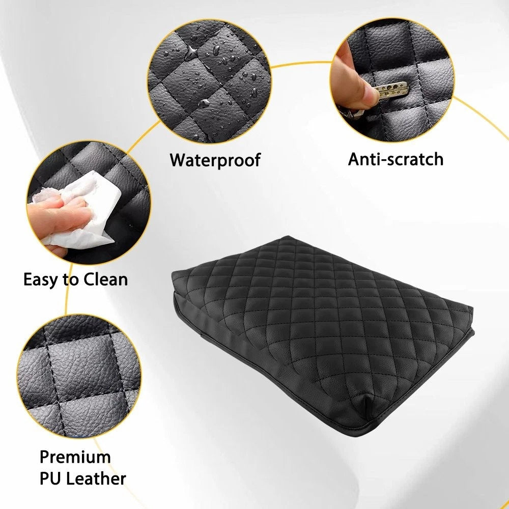 Jump Seat Center Console Lid Armrest Cover Pad for Ford F-150 (2011–2014)