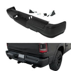 Rear Steel Step Bumper for Ram 1500 (2019–2022) with Dual Exhaust