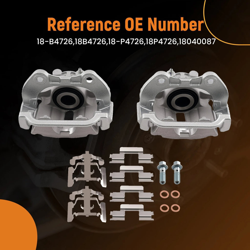 Rear Brake Caliper Pair for Chevrolet Tahoe GMC Yukon (2000-2001)