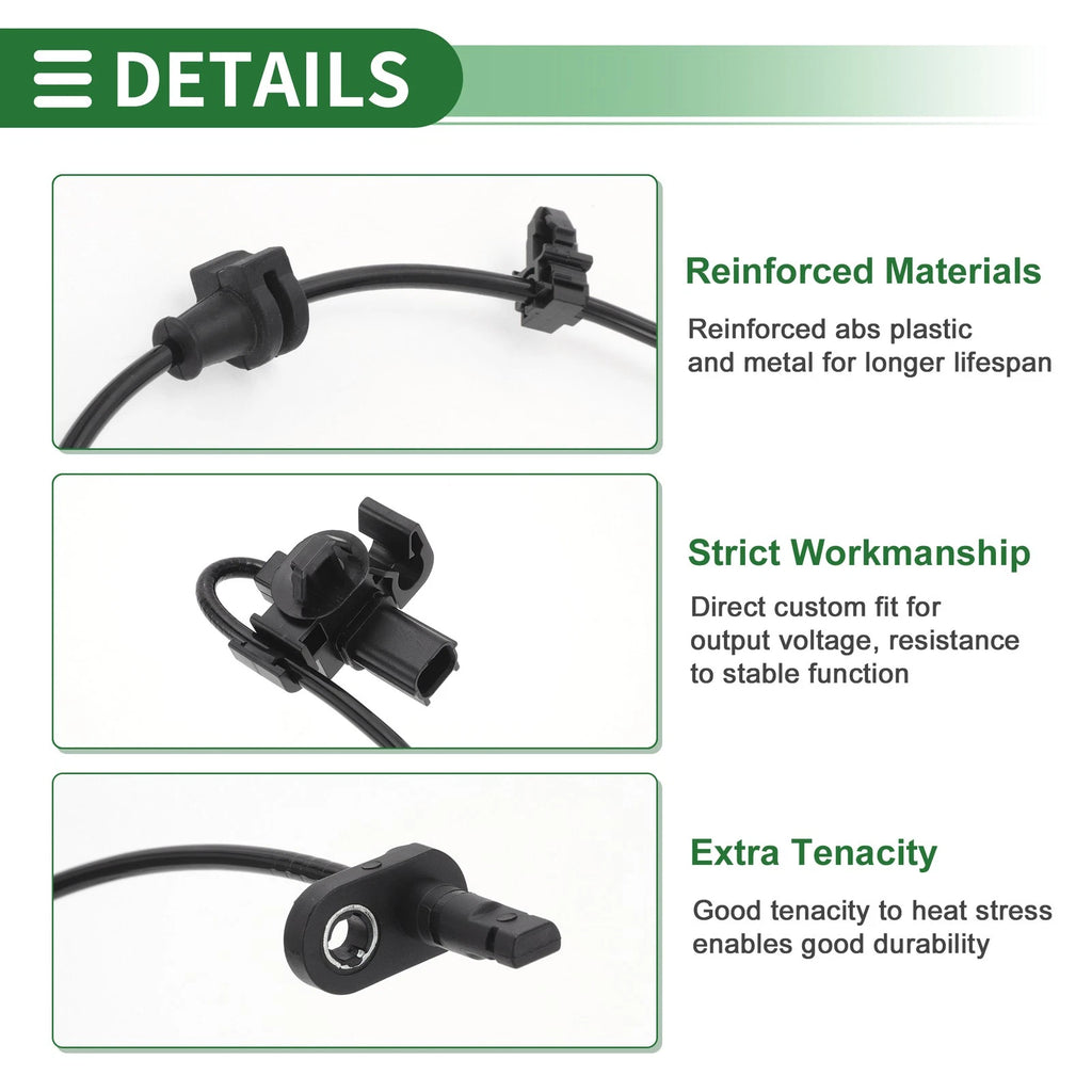 ABS Wheel Speed Sensor No. 57455TEAT01 for Honda Civic (2016–2021) Front Left