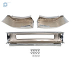 Chrome Front Bumper Split for Ford E150 E250 E350 E450 (2008–2014)