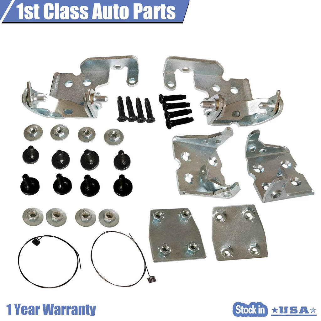 2X Door Hinges Front Left & Right for 1999-2007 Chevy Silverado GMC Sierra 1500