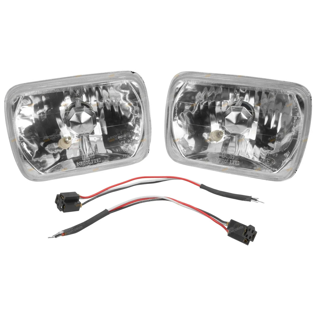 Reflective Lenses 200mm x 142mm Headlight for H4 Conversion + Park