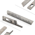 Set of 2 Upper & Lower Knives for Juki MO-6800 Series & Pegasus Overlock