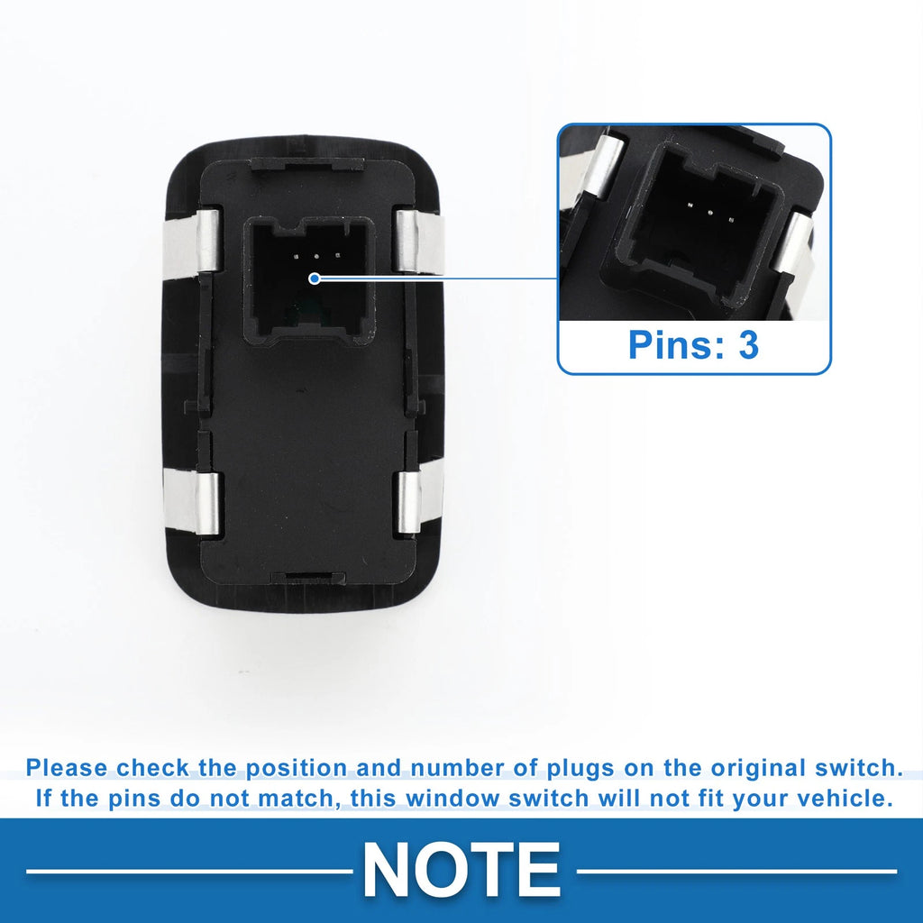 Rear Power Window Switch for Dodge Grand Caravan, Chrysler No. 68110869AA (–)