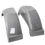 Set of 2 Single Axle Trailer Fenders for 13" Wheels (Fits Various Models)