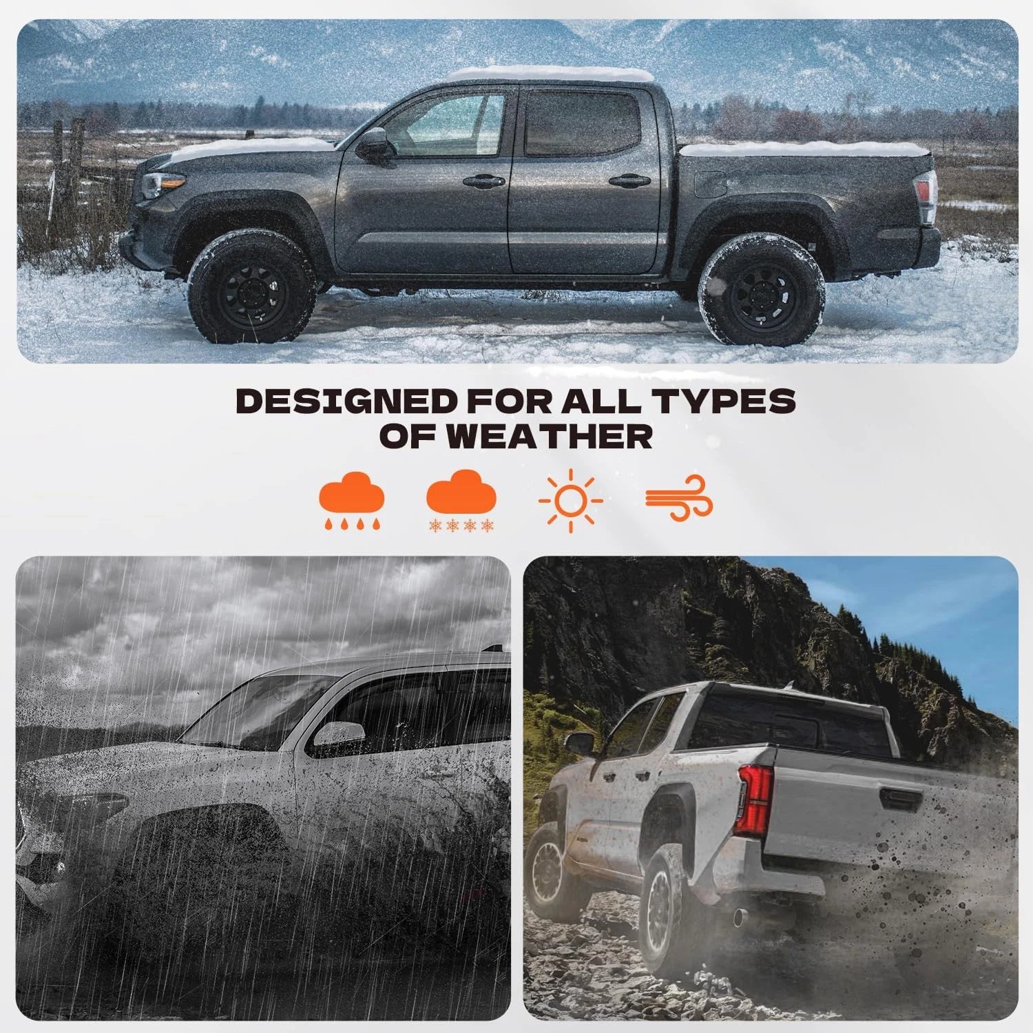 Soft Tri-Fold Tonneau Cover for Chevy Colorado/GMC Canyon (2015–2024)