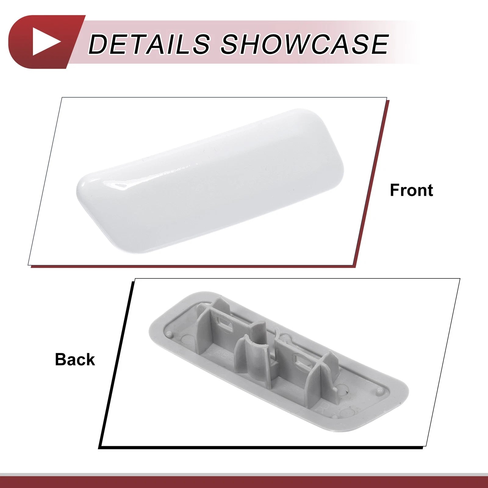 Front Right Washer Nozzle Cover Cap for Lexus GX460 (2010–2013) White