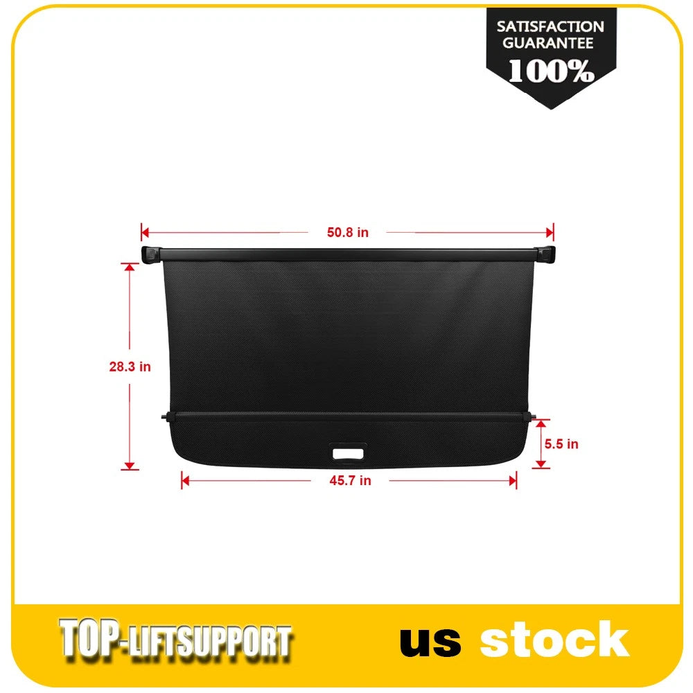 Carbon Fiber Rear Cargo Security Trunk Cover for Volkswagen Tiguan (2018–2024)