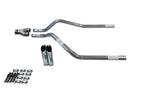 Dual Exhaust Kit for GMC Jimmy (2000–2004) 2.5" Y Pipe Slash Tips