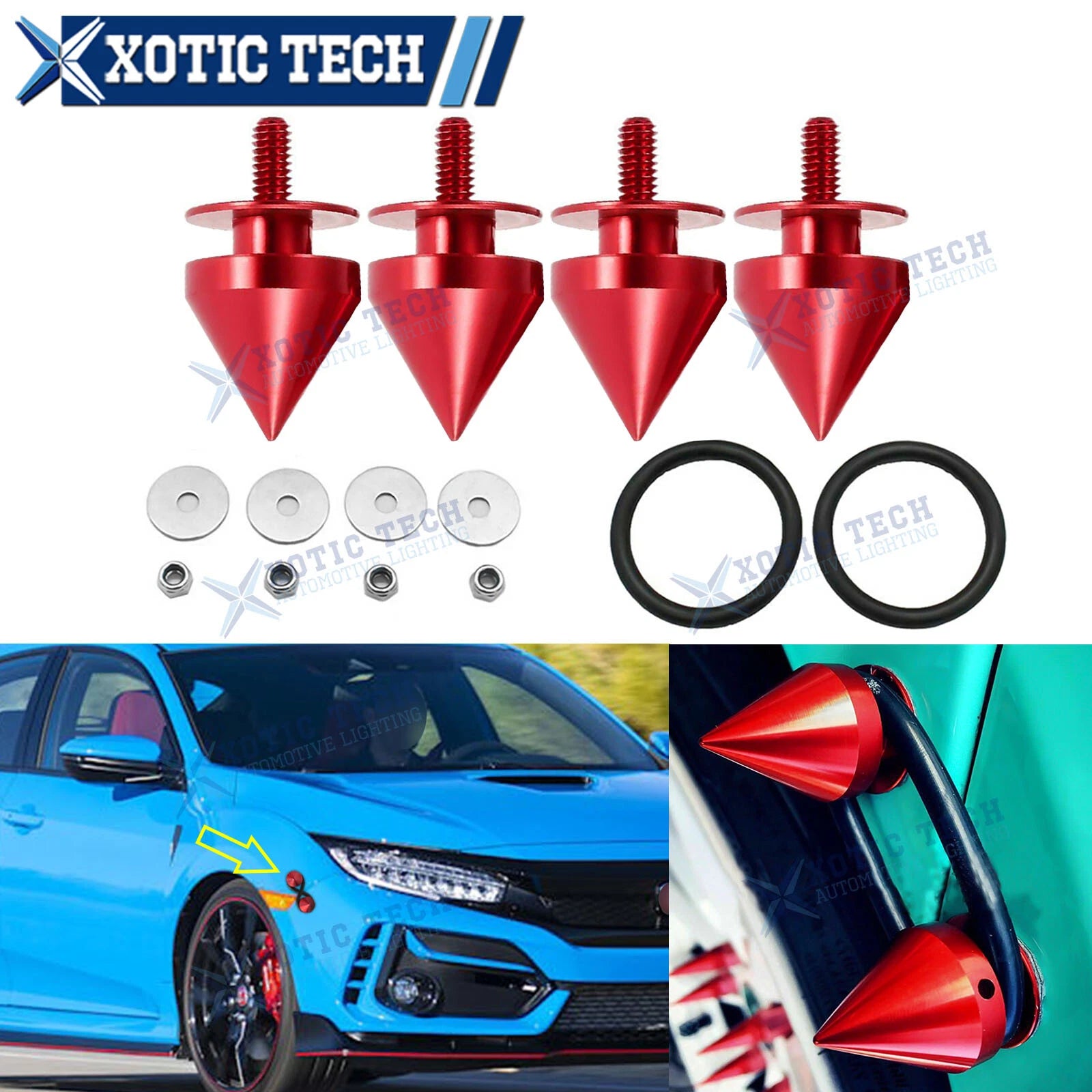 Quick Release Fastener Kit for Honda Accord Civic (2000–2021)