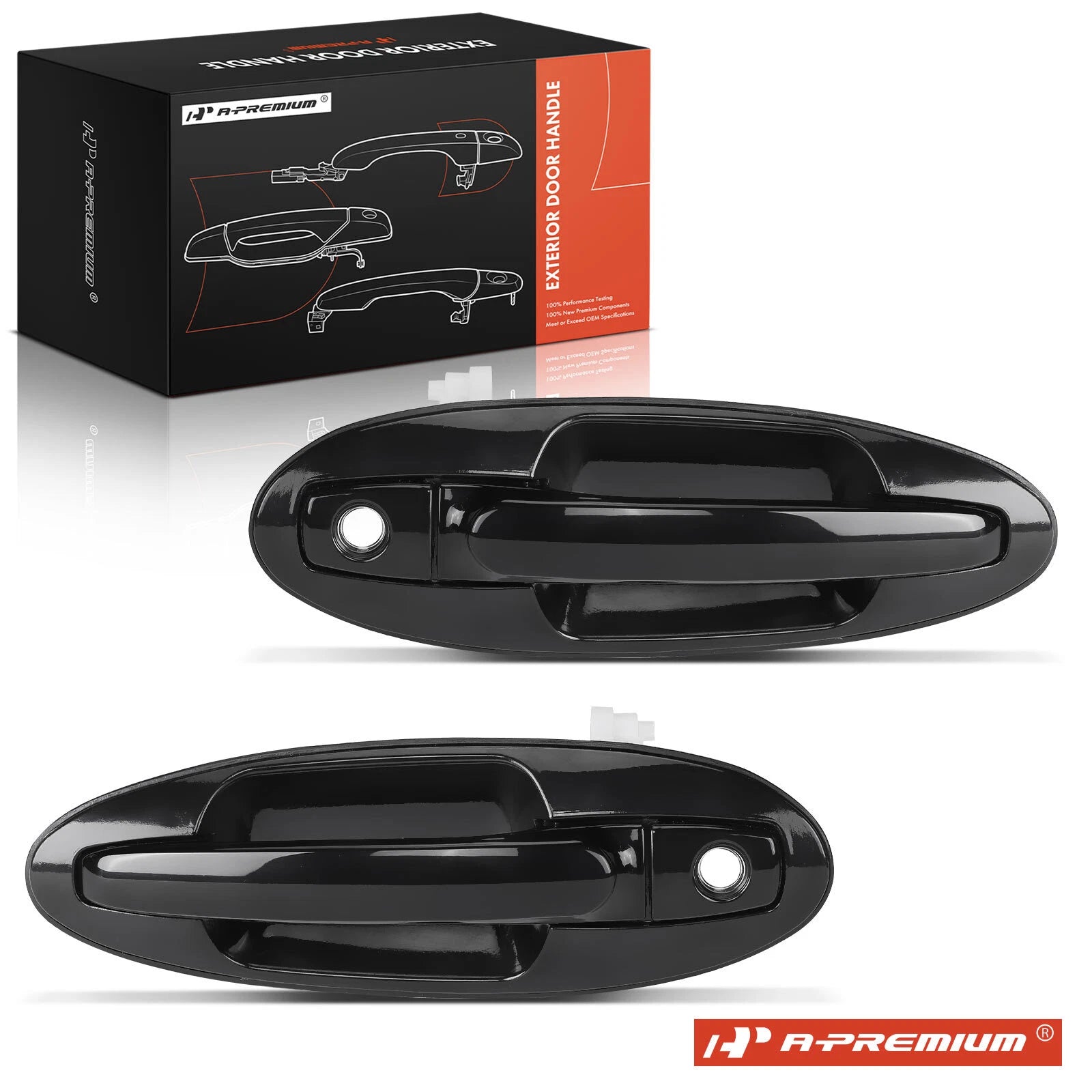 2X Front Exterior Door Handle for Hyundai Sonata (2002–2005) Kia Optima