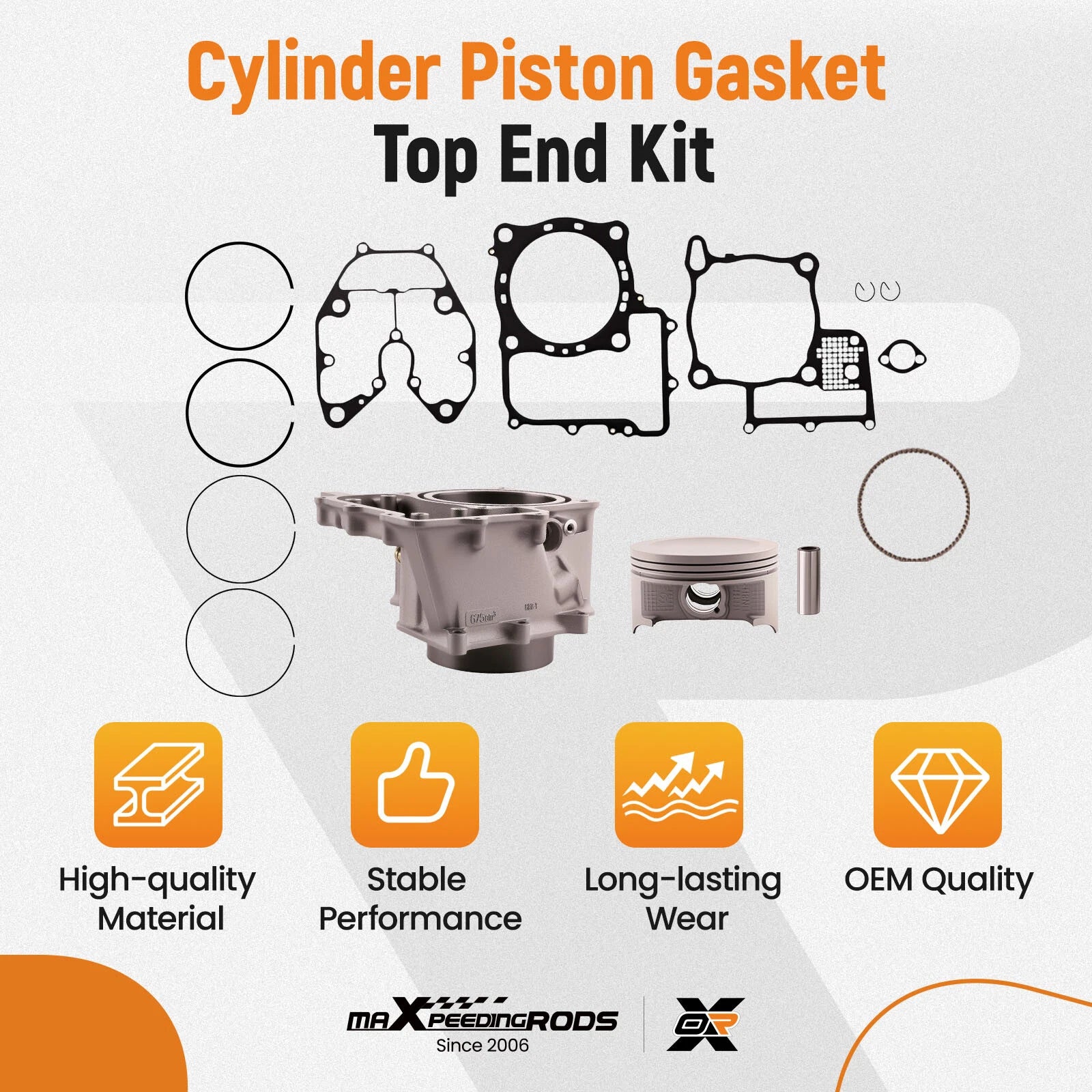 Top End Gasket Kit for Honda Pioneer 700 (2014–2021)