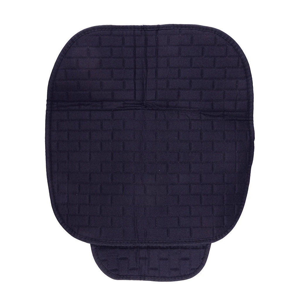 Black Car Front Seat Cushion Covers Set for Universal Fit ()