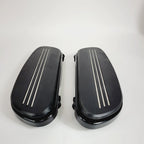 Black Streamliner Rider Footboards for Harley-Davidson Touring (1986–2024) 50501801