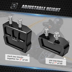 Kickstand Lift Block Riser Set for Harley Iron 1200 XL1200NS (2018–2019)