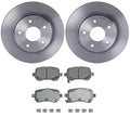 Akebono ProACT Rear Brake Kit 305mm Rotors & Ceramic Pads for Chrysler Dodge VW