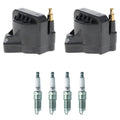 2X Ignition Coil & 4X NGK Spark Plugs for S10 Sonoma (1996–2004)