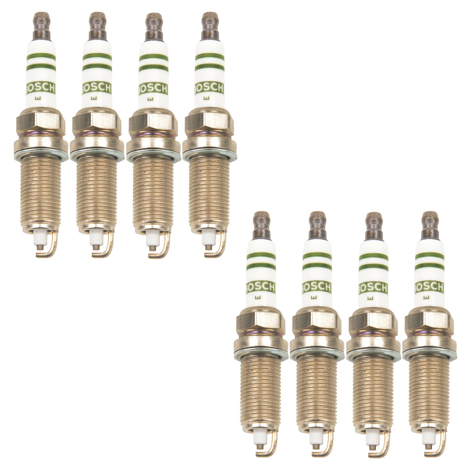 Set of 8 Bosch Nickel Spark Plugs for Aspen Commander 1500 Dakota 4.7 V8