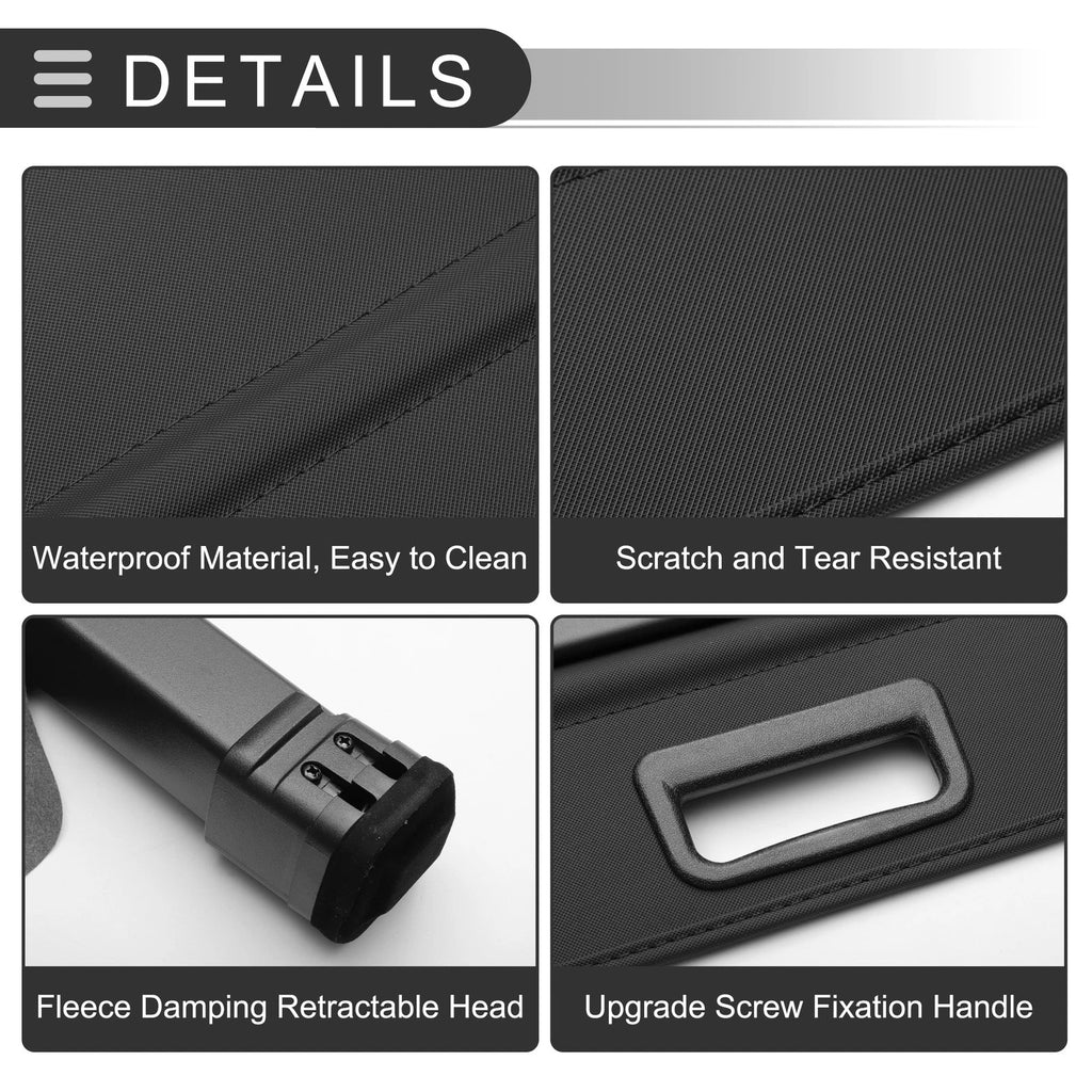 Retractable Cargo Cover for Honda CR-V (2002–2006) Gloss Black