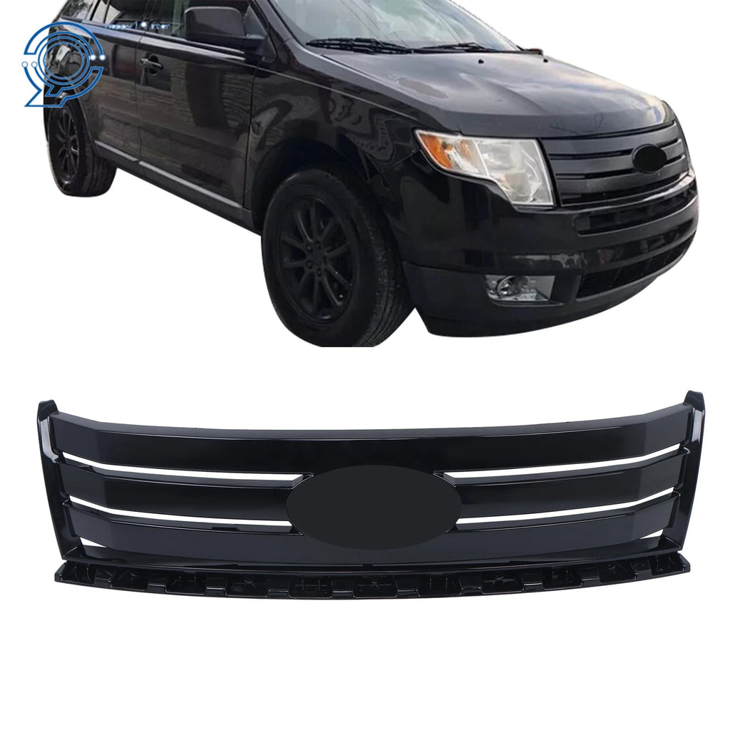 Gloss Black Front Bumper Grille Trim for Ford Edge (2007-2010)