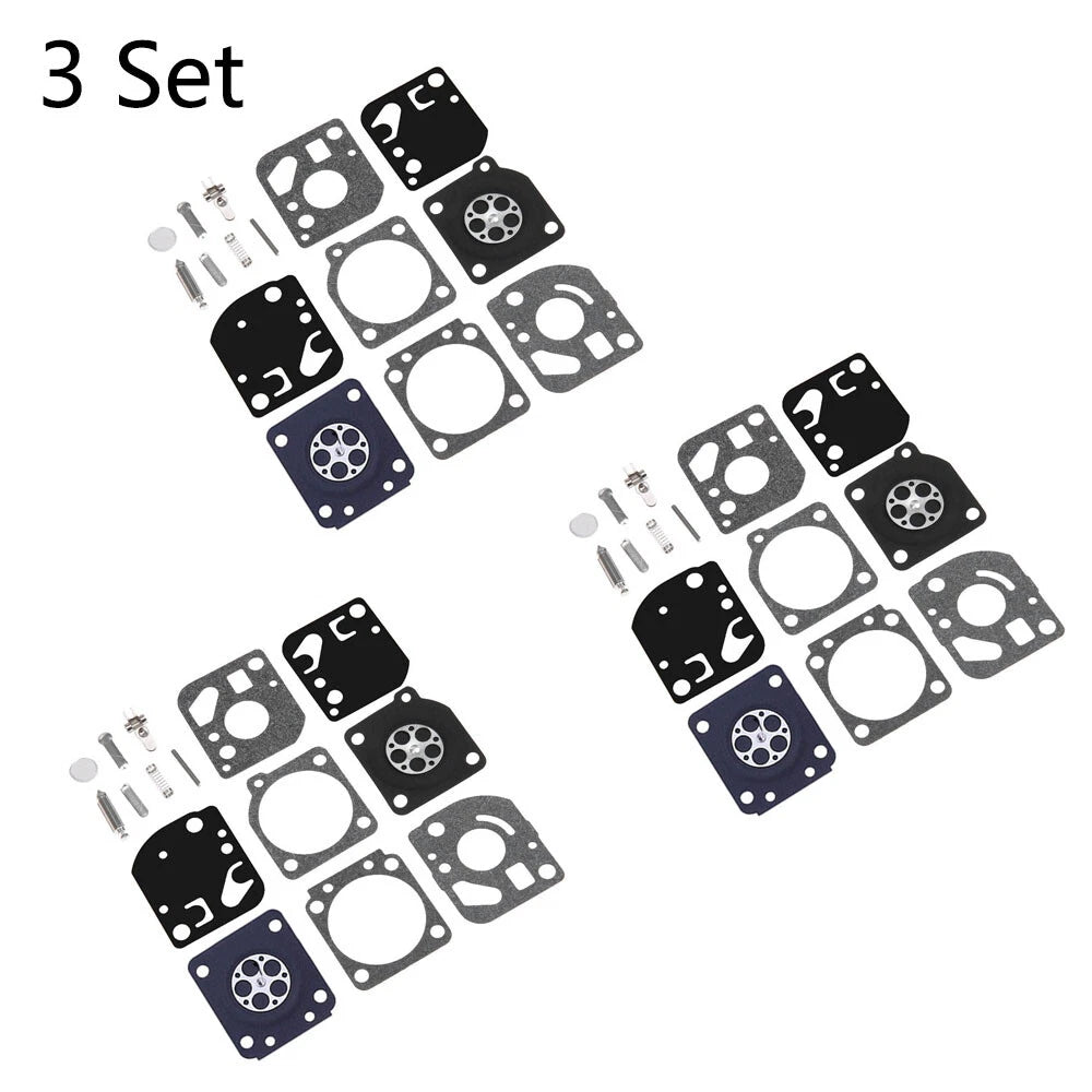 Set of 3 Carburetor Diaphragm Gasket Kit for ZAMA RB-29 (RB29)