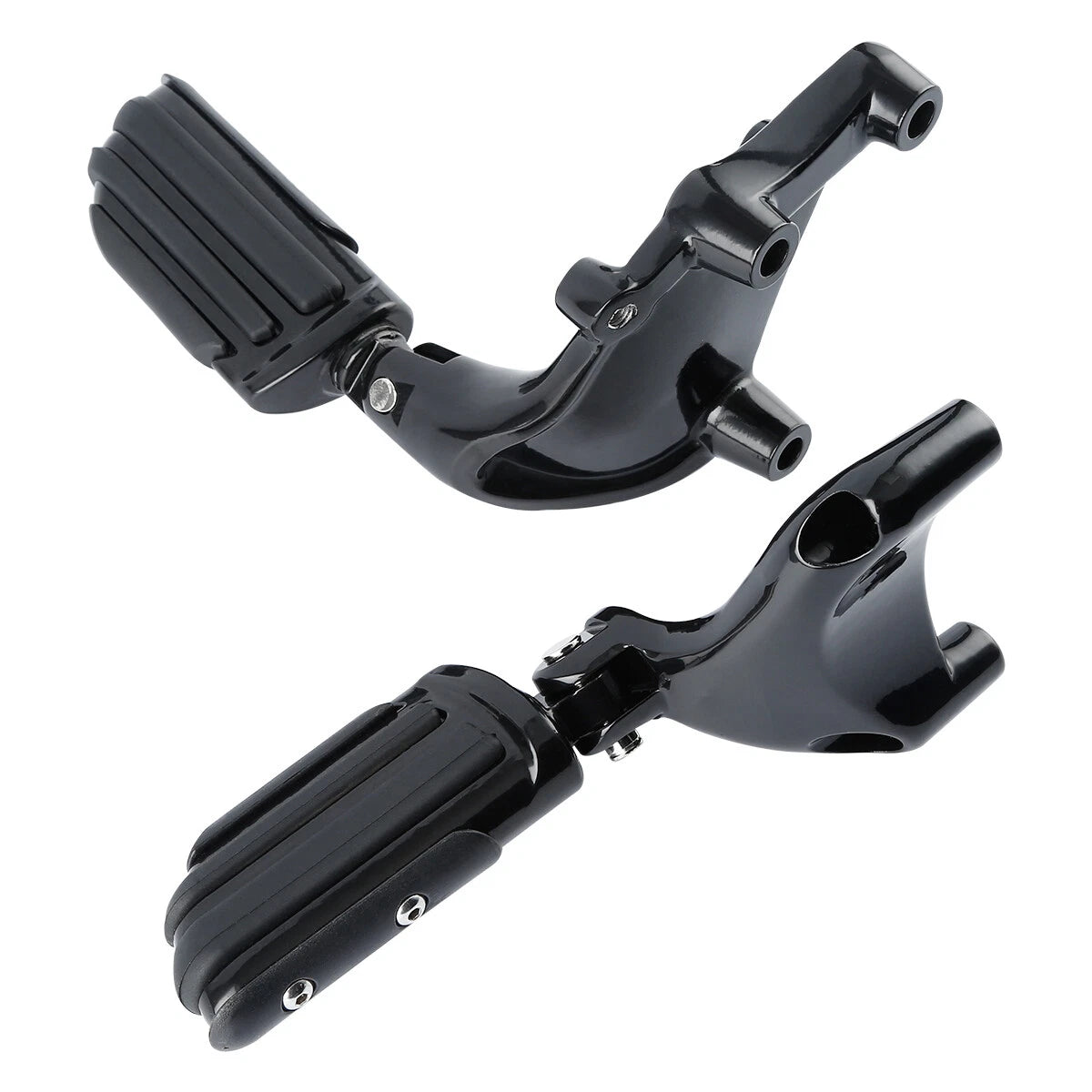 Black Passenger Foot Peg Pedal Mount for Harley Sportster 883 1200 (2014–2022)